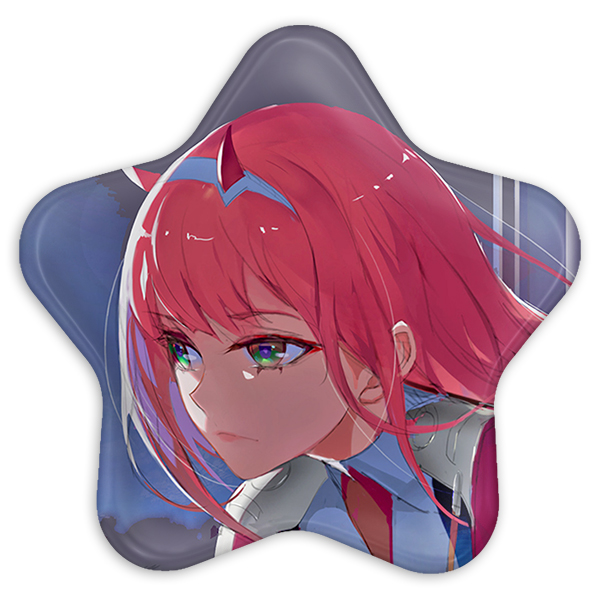 پیکسل خندالو طرح زیروتو انیمه دارلینگ در فرنکس مدل ستاره ای کد 12009