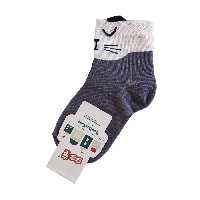 جوراب بچگانه مدل گربه گوش دار رنگ طوسی