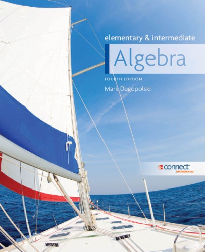 خرید و دانلود نسخه کامل کتاب Elementary and Intermediate Algebra