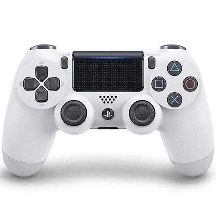 دسته بازی بی سیم سونی مدل Dualshock 4 Whiteمناسب برای PS4