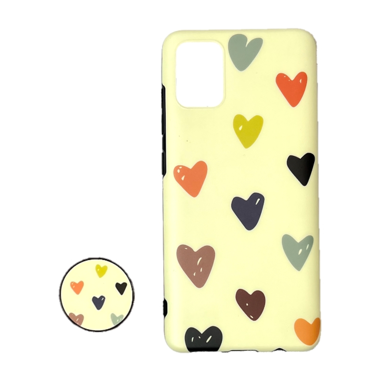 کاور مدل آبنباتی کد 08 مناسب برای گوشی موبایل سامسونگ GALAXY A52  به همراه پایه نگهدارنده