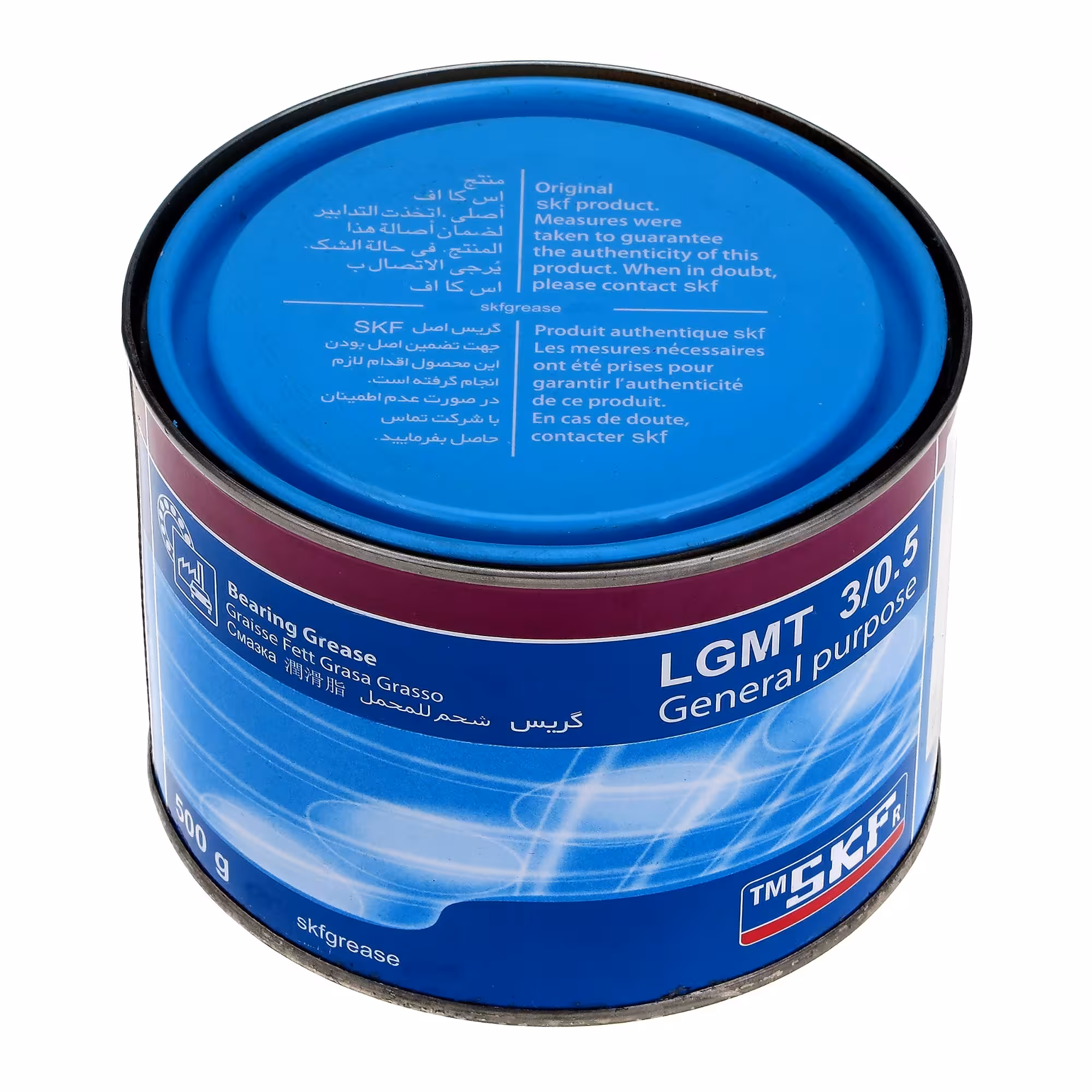 گریس نسوز اس کی اف مدل LGMT3 وزن 500 گرم
