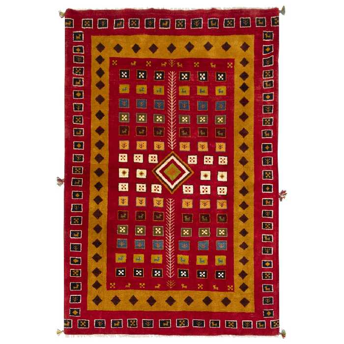 گبه دستباف چهار و نیم متری سی پرشیا کد 122102