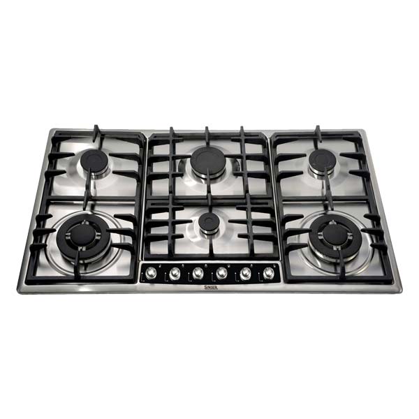 اجاق گاز صفحه ای سینجر شش شعله مدل SDS-602