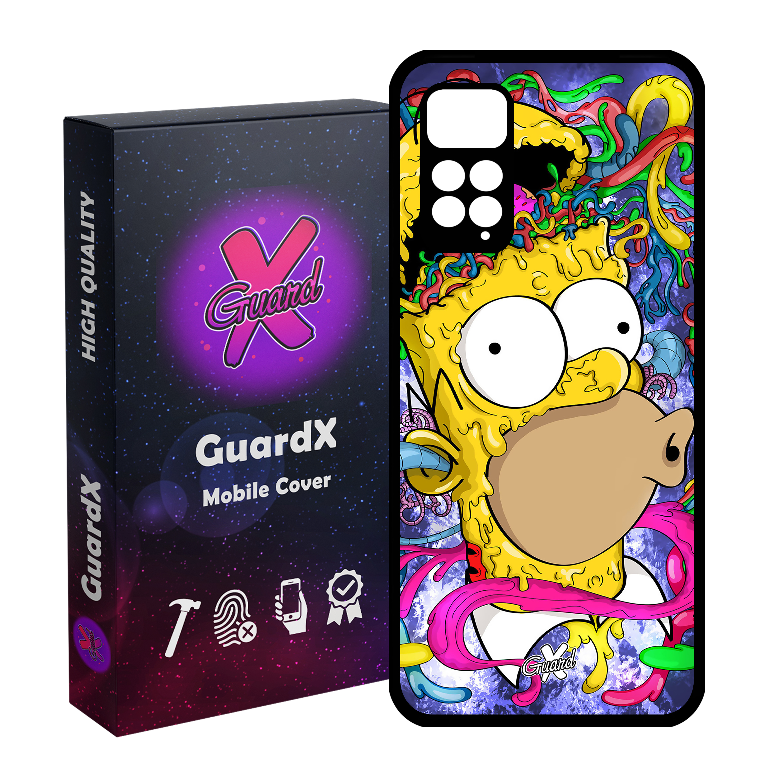 کاور گارد ایکس طرح Simpsons مدل Glass10096 مناسب برای گوشی موبایل شیائومی Redmi Note 11 Pro 4G/5G