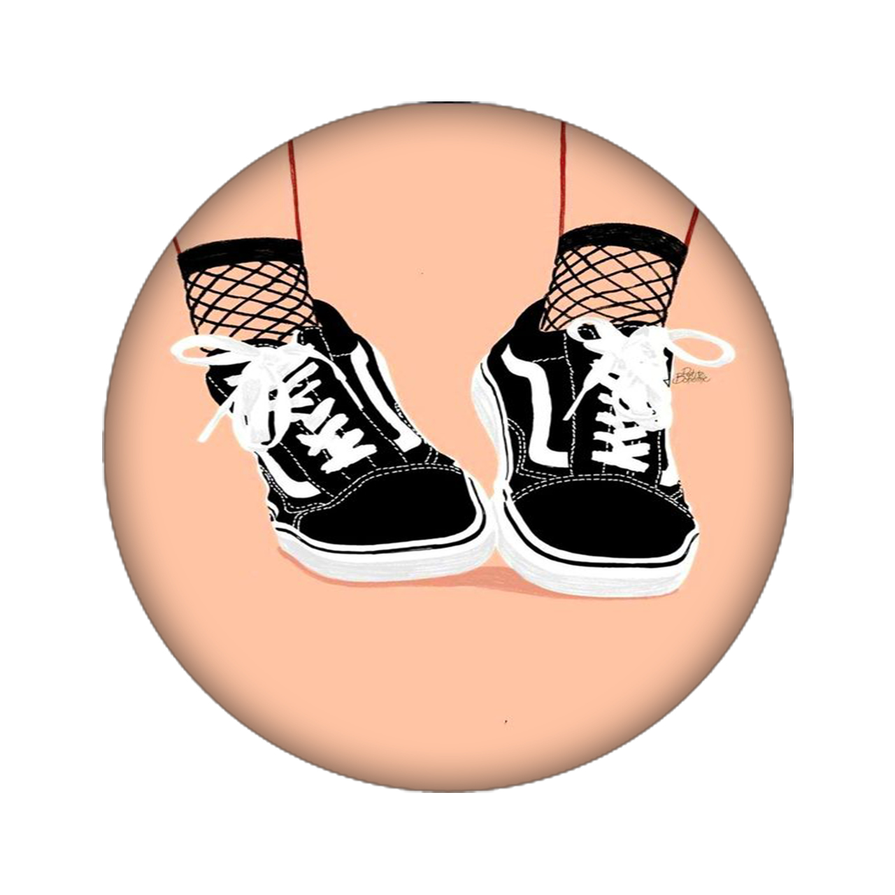 استیکر تزئینی موبایل مدل کفش کد 2500