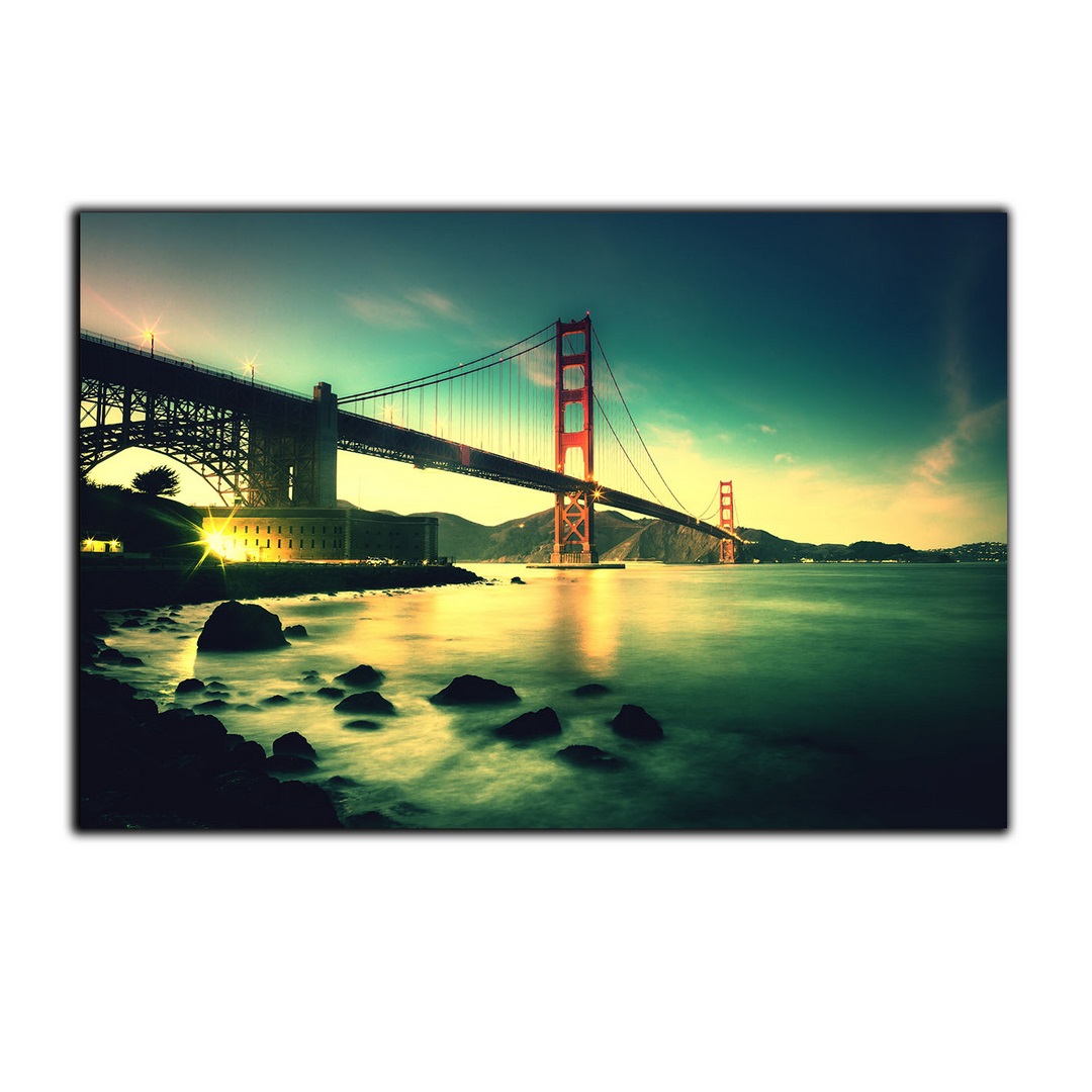 تابلو شاسی بکلیت طرح معماری شهری و پل گلدن گیت مدل SH-S2892