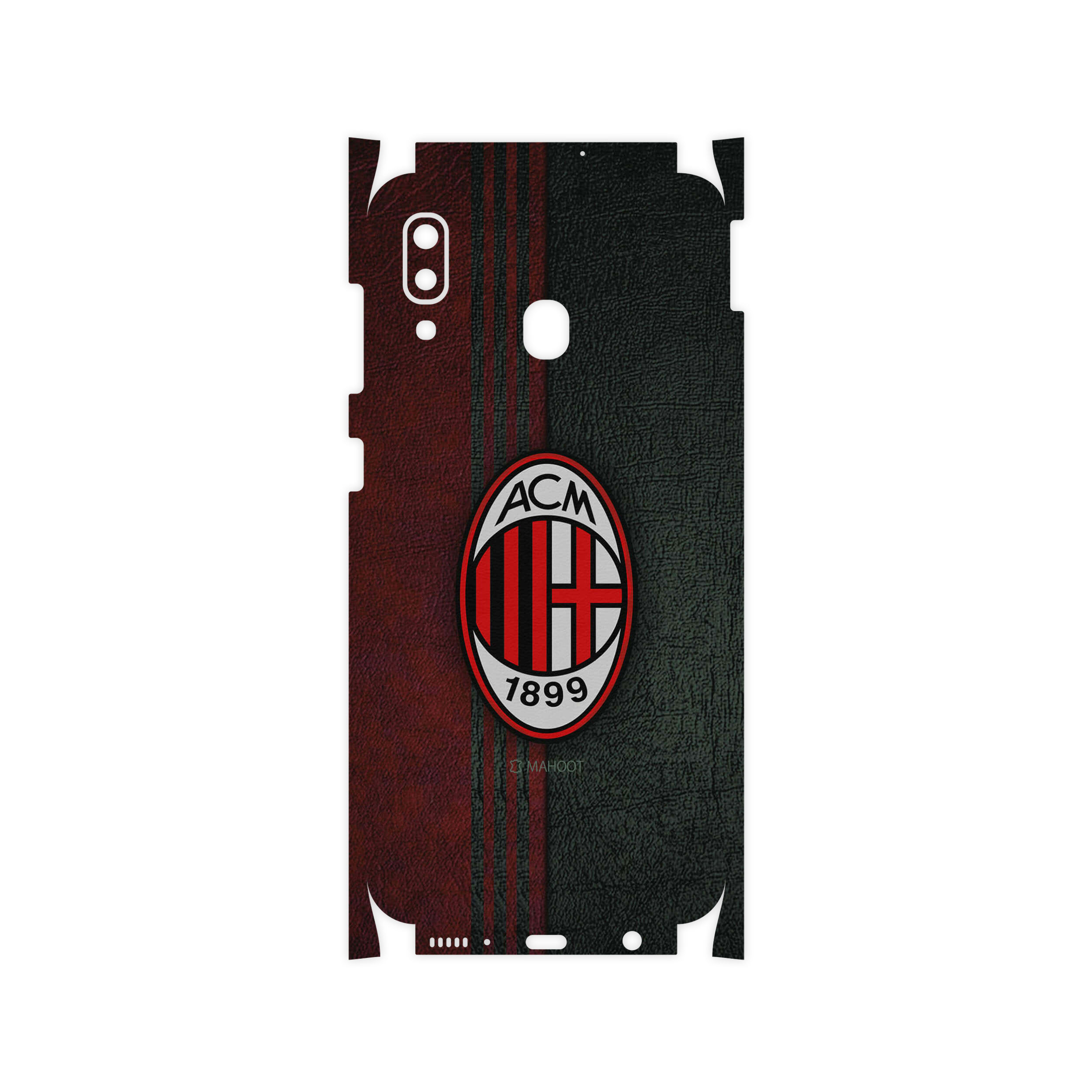 برچسب پوششی ماهوت مدل AC-Milan-FC-FullSkin مناسب برای گوشی موبایل سامسونگ Galaxy M10s