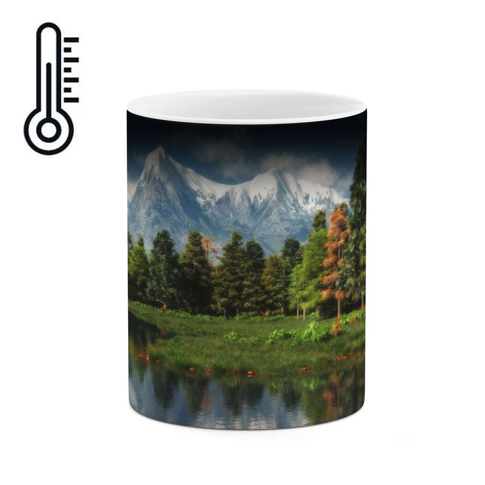 ماگ حرارتی طرح منظره زیبا  مدل mgph13425