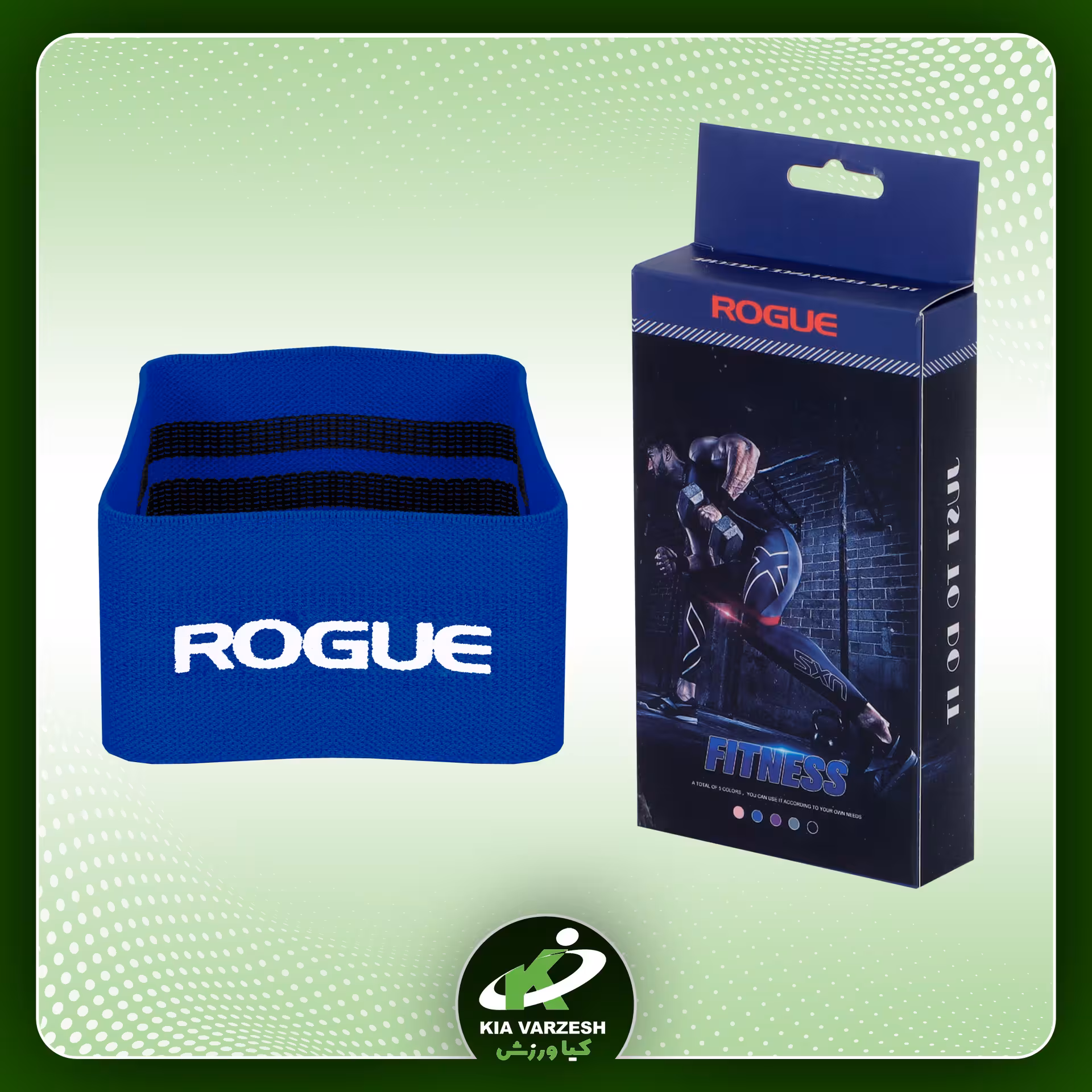 کش مینی لوپ پارچه‌ای روگ ROGUE آبی رنگ - مشخصات، قیمت و خرید