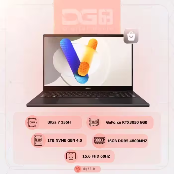 لپ تاپ ایسوس مدل Asus Q533MJ