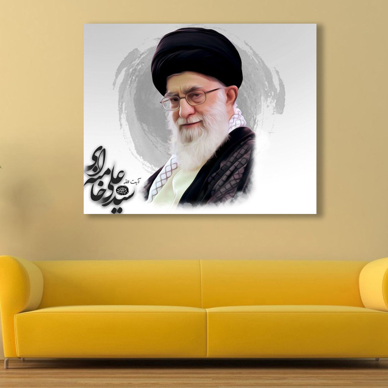 تابلو شاسی طرح رهبر کد 5605 | دنیای قاب