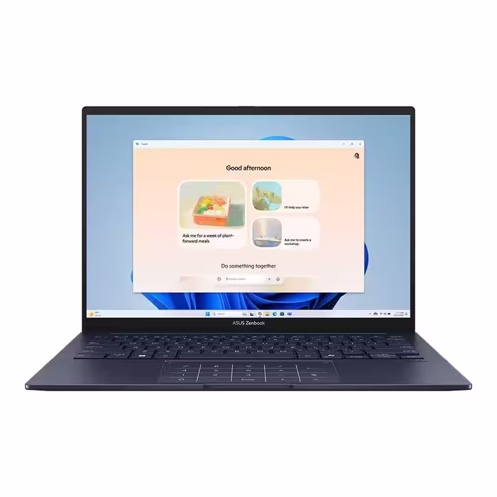 لپ تاپ 14 اینچی ایسوس ZenBook 14 UX3405CA با پردازنده Core Ultra 9 285H، رم 32GB، حافظه 1TB SSD و گرافیک Intel Arc.
