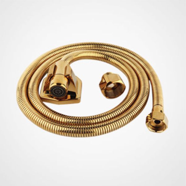 شلنگ توالت زرین راسان (طلایی)