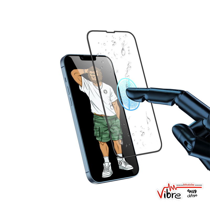 محافظ صفحه نمایش و گلس سیلیکونی گرین مدل  Silicone مناسب گوشی آیفون 13 پرو مکس  اورجینال