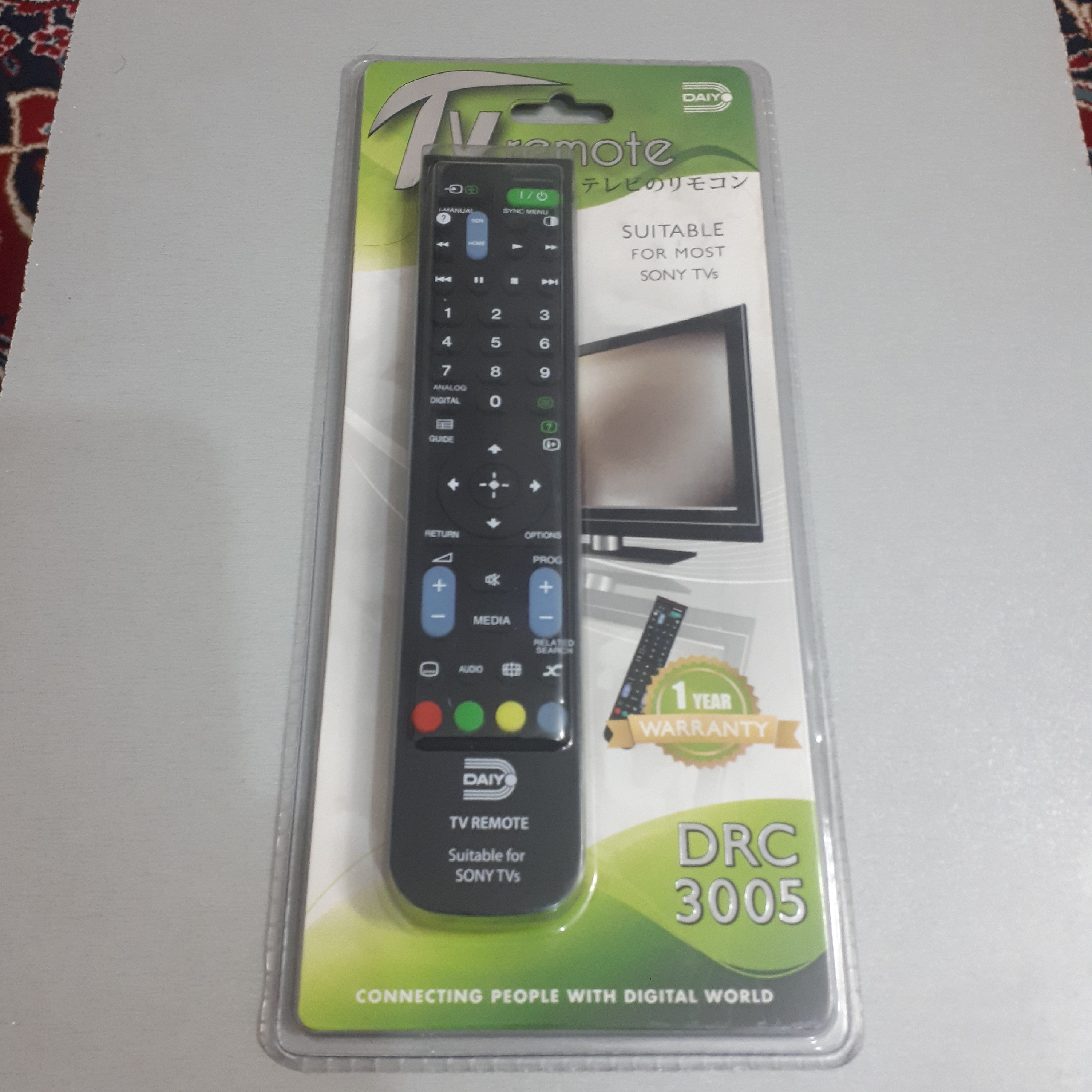 کنترل تلویزیون سونی  دایو DAIYO