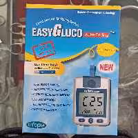 دستگاه اندازه گیری قندخون EASY GLUCO همراه با نوار پنجاه عدد