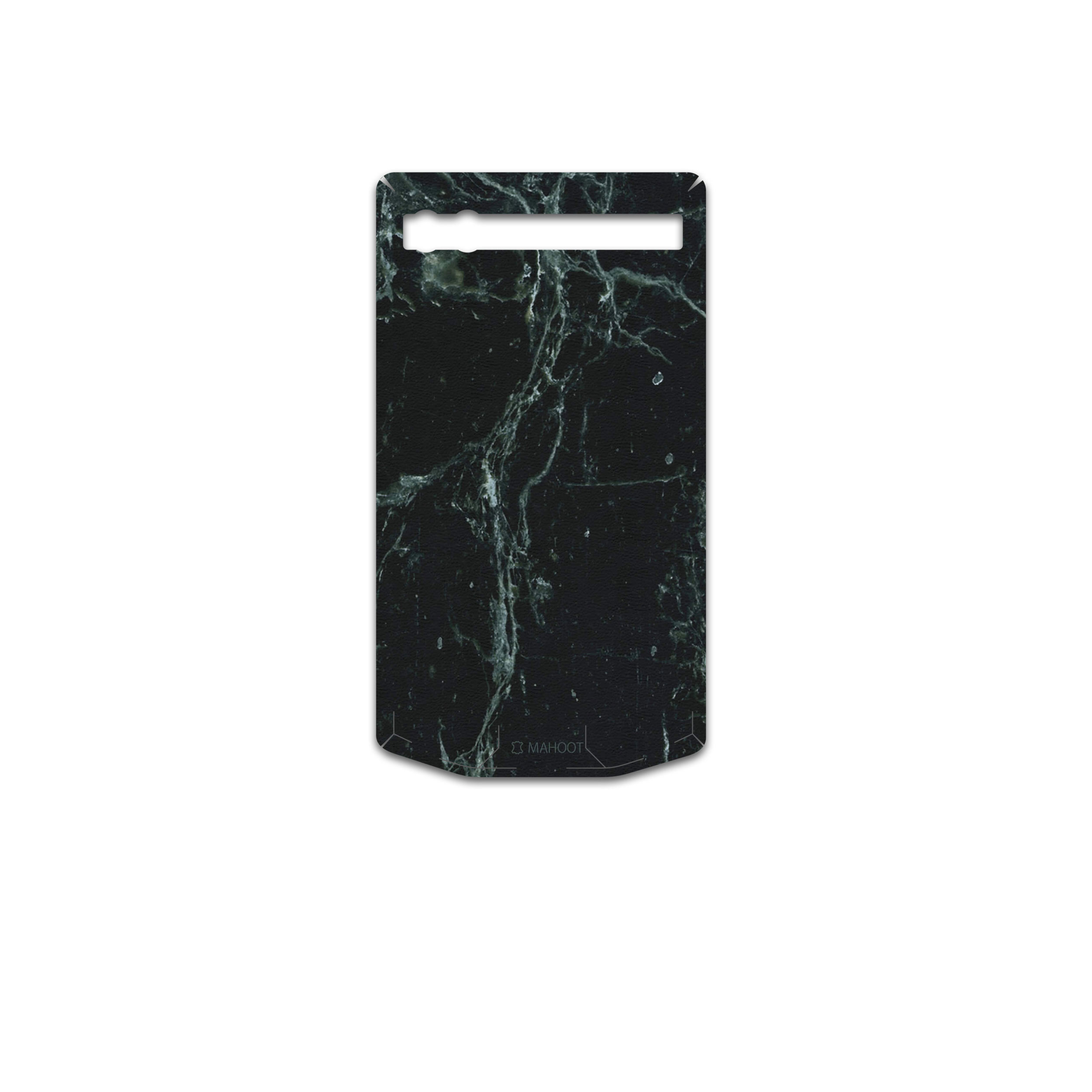 برچسب پوششی ماهوت مدل Graphite-Green-Marble مناسب برای گوشی موبایل بلک بری Porsche Design P9983