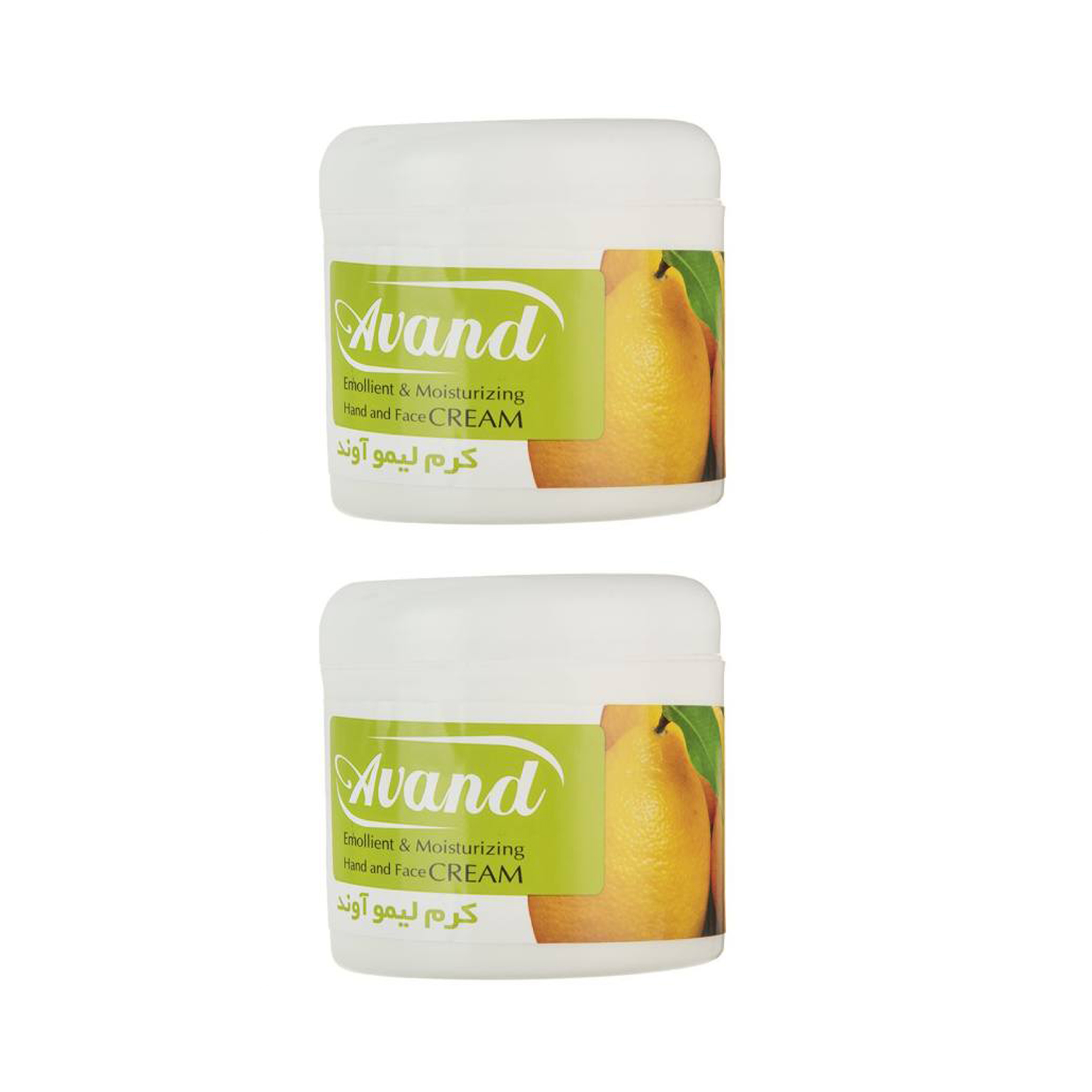 کرم مرطوب کننده آوند مدل Lemon حجم 200 میلی لیتر بسته 2 عددی