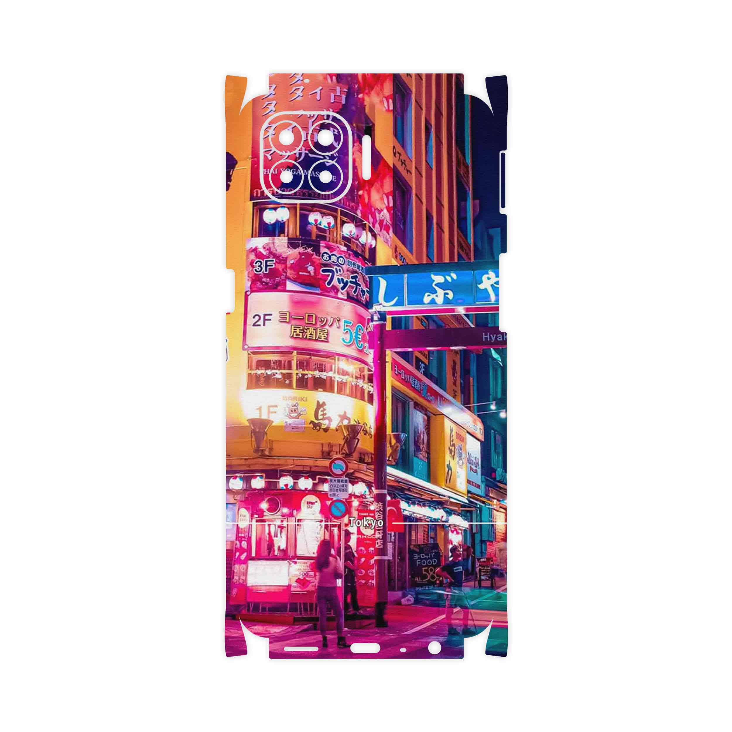 برچسب پوششی ماهوت مدل Tokyo City-FullSkin مناسب برای گوشی موبایل اپو A93