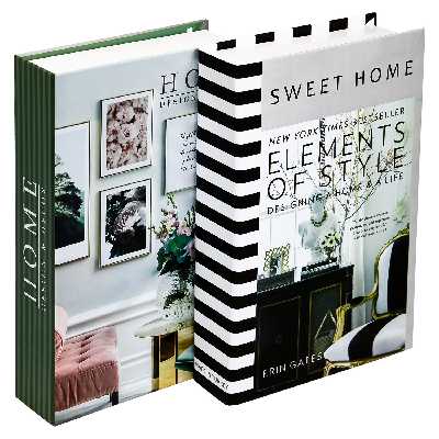 جعبه دکوری مدل کتاب دکوراتیو کد HOME DSGN 201 مجموعه دو عددی