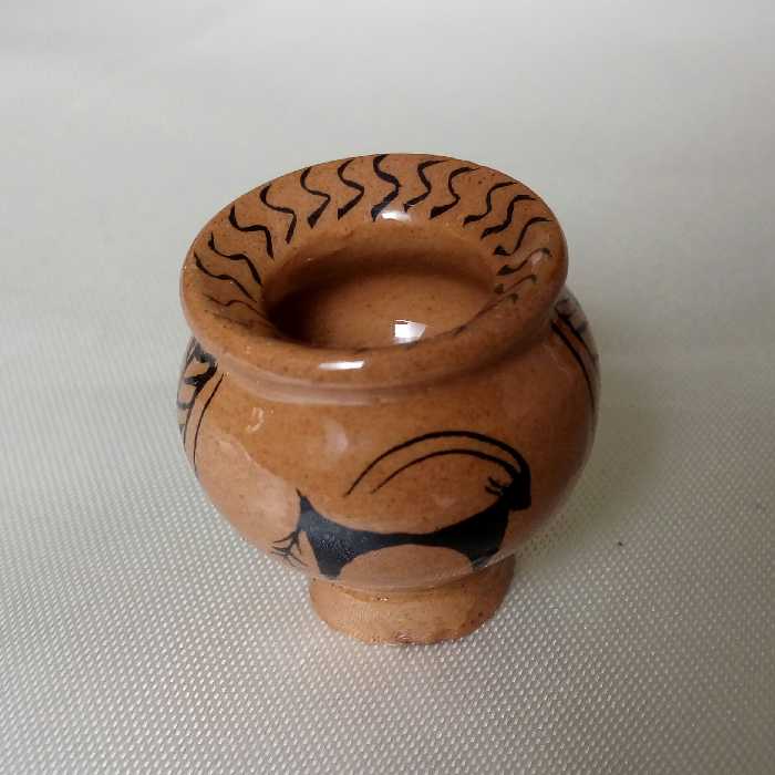گلدان کوچک سفالی