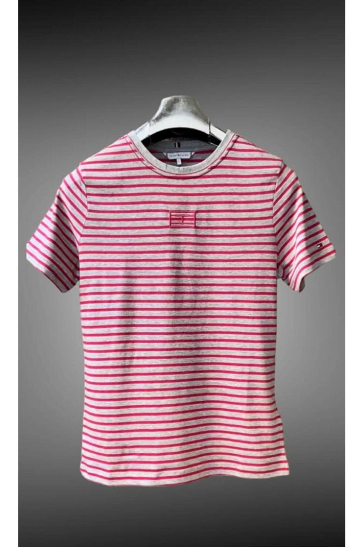 تی شرت ورزشی صورتی زنانه بلوز راه اورجینال Tommy Hilfiger