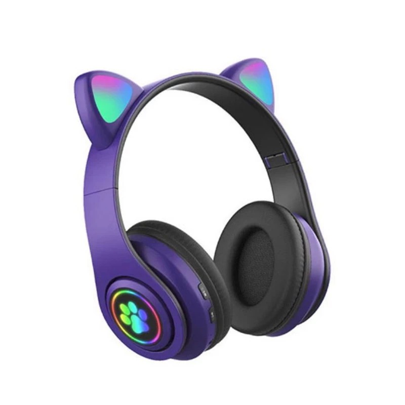 هدفون گربه ای RGB بدنه محکم و طراحی زیبا