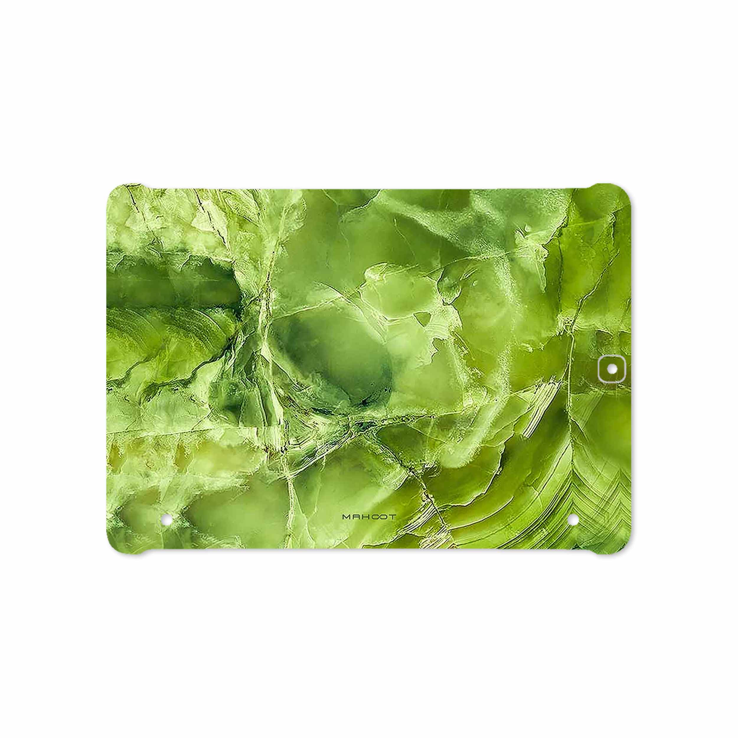 برچسب پوششی ماهوت مدل Green Crystal Marble مناسب برای تبلت سامسونگ Galaxy Tab S2 9.7 2016 T813N