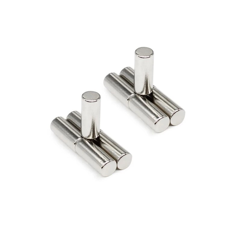 آهنربا نئودیمیوم 4x10mm میلیمتر سوپر مگنت استوانه بسته 10 عددی مگامگنت 