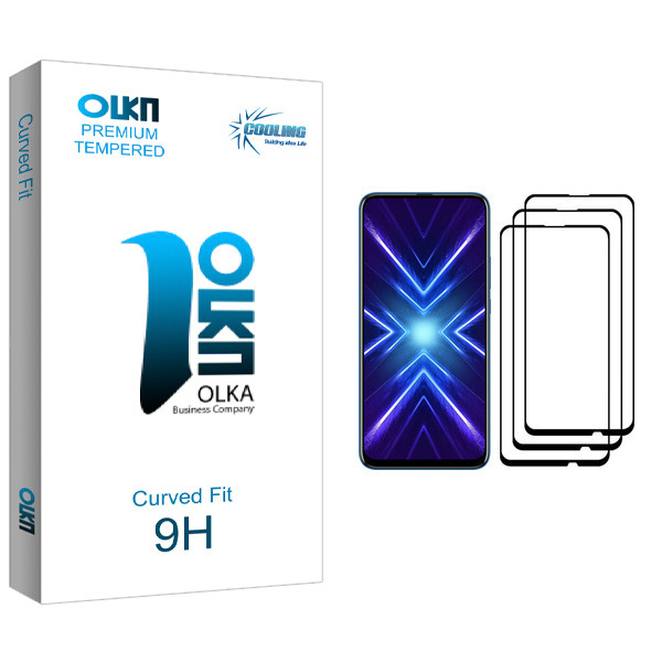 محافظ صفحه نمایش کولینگ مدل Olka glass مناسب برای گوشی موبایل آنر 9X بسته سه عددی | کالا برتری