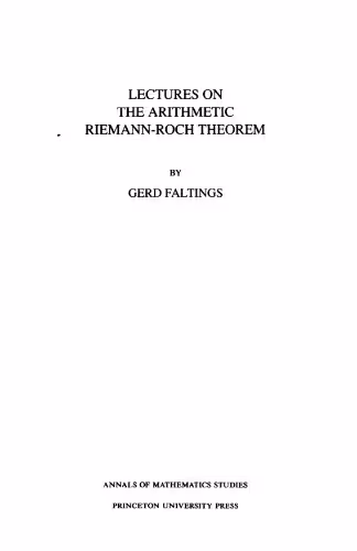 خرید و دانلود نسخه کامل کتاب Lectures on the Arithmetic Riemann-Roch Theorem. (AM-127)