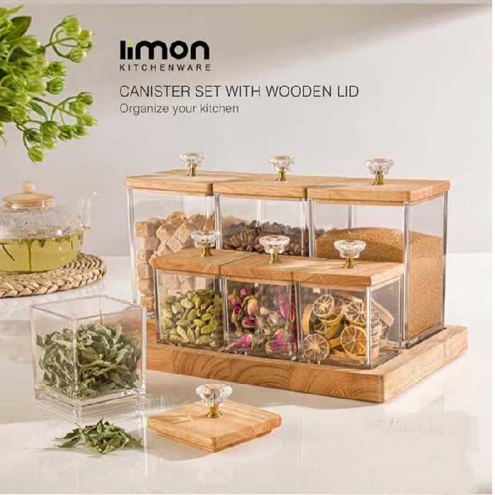 پاسماوری7تیکه درب چوب لیمون