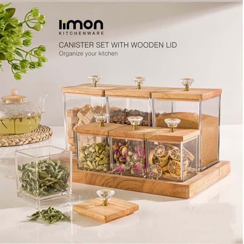 پاسماوری7تیکه درب چوب لیمون