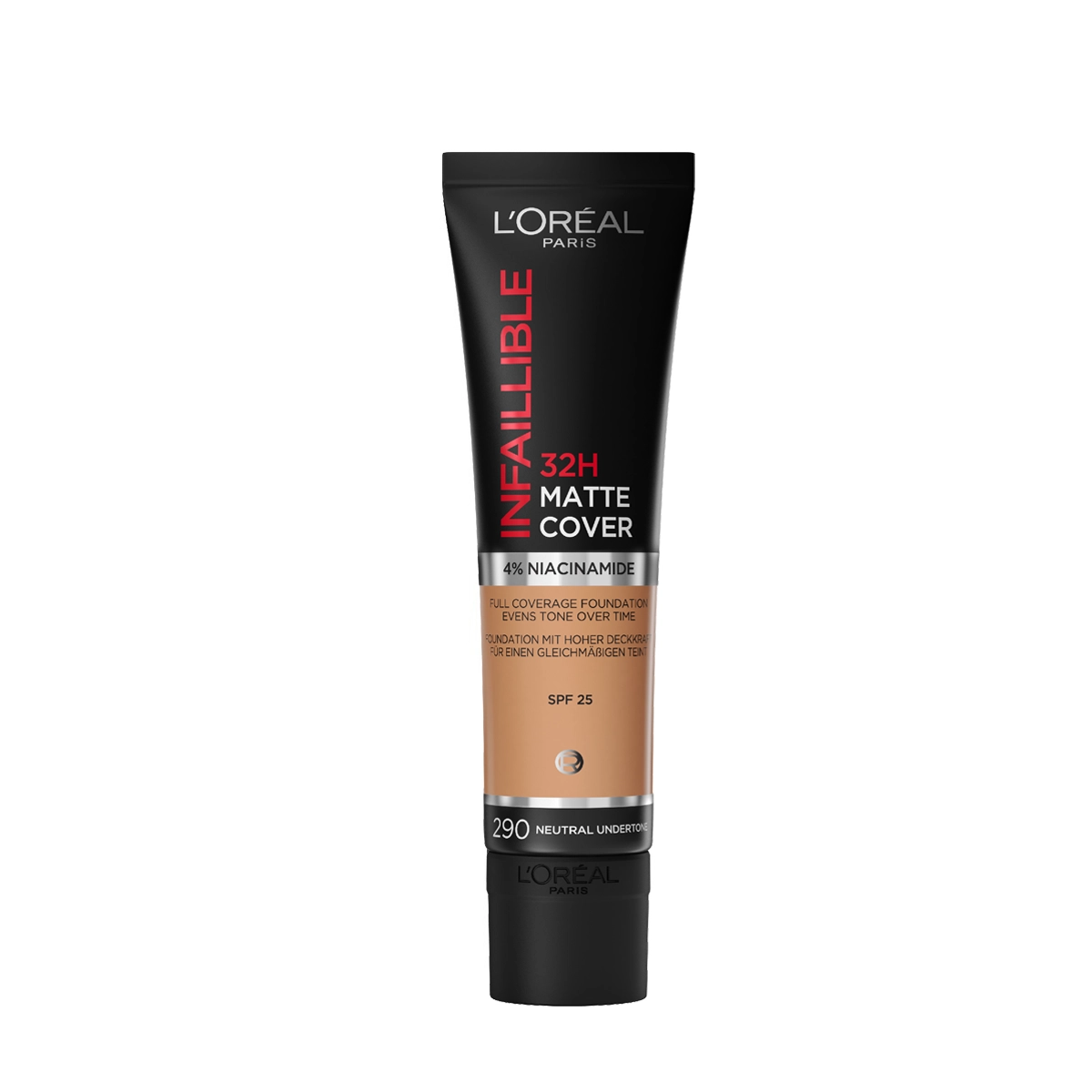 کرم پودر اینفالیبل لورال 32 ساعته مات شماره Loreal 290