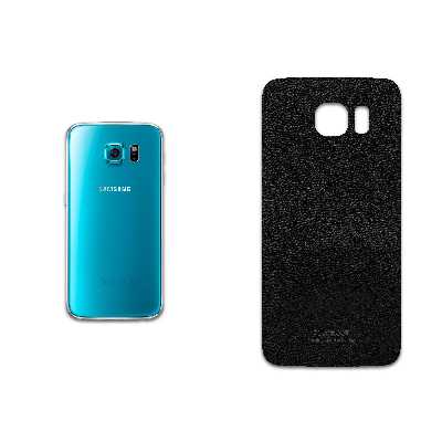 برچسب پوششی ماهوت مدل Black-Leather مناسب برای گوشی موبایل سامسونگ Galaxy S6