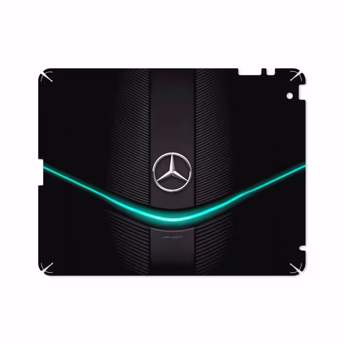 برچسب پوششی ماهوت مدل Mercedes-Benz مناسب برای تبلت اپل iPad 2 2011 A1396