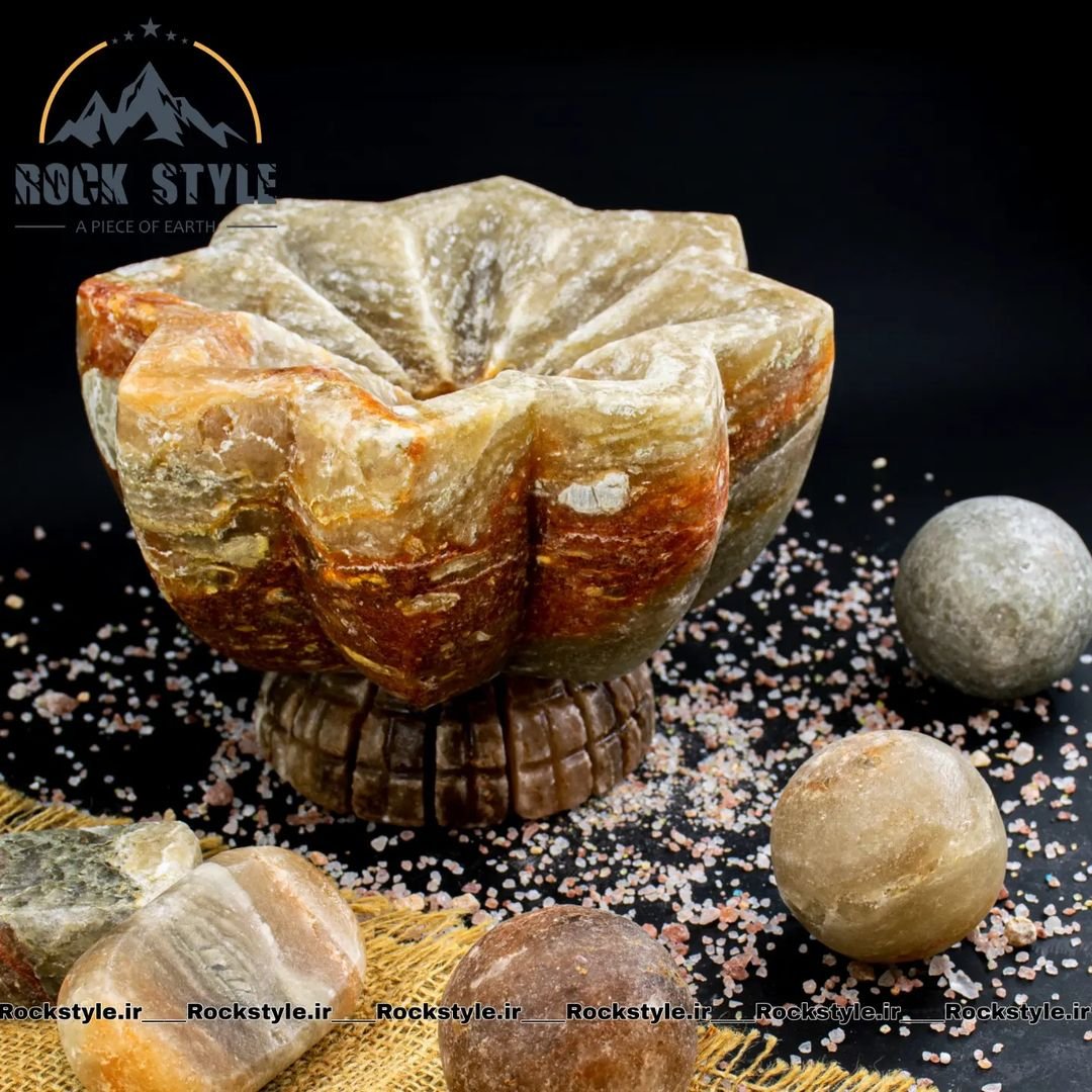 آباژور سنگ نمک کاسه ستاره