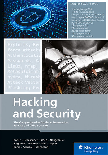 خرید و دانلود نسخه کامل کتاب Hacking and Security: The Comprehensive Guide to Penetration Testing and Cybersecurity