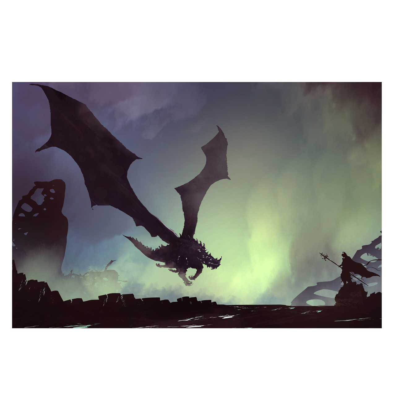 تابلو شاسی طرح اژدها کد 064