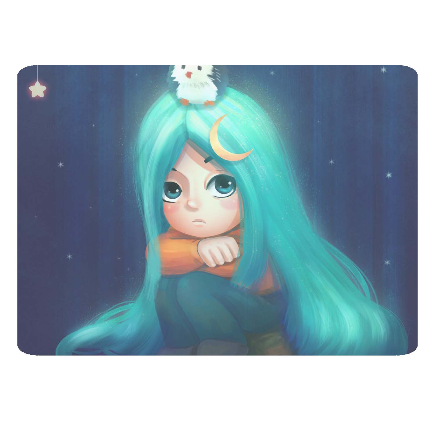 ماوس پد طرح دخترک کد B195