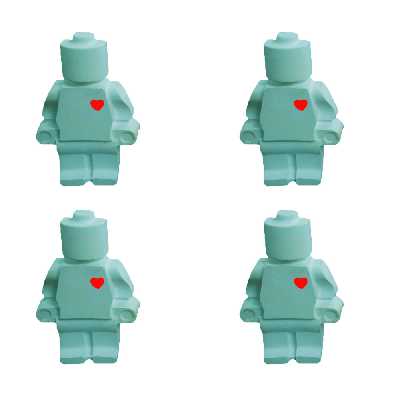 گیفت تولد مدل پسرانه طرح لگو مجموعه 4 عددی