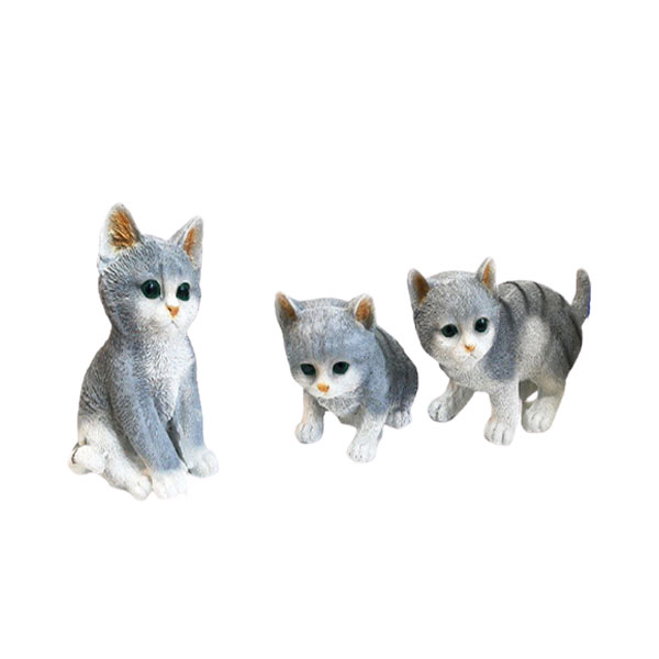 مجسمه مدل گربه مجموعه 3 عددی