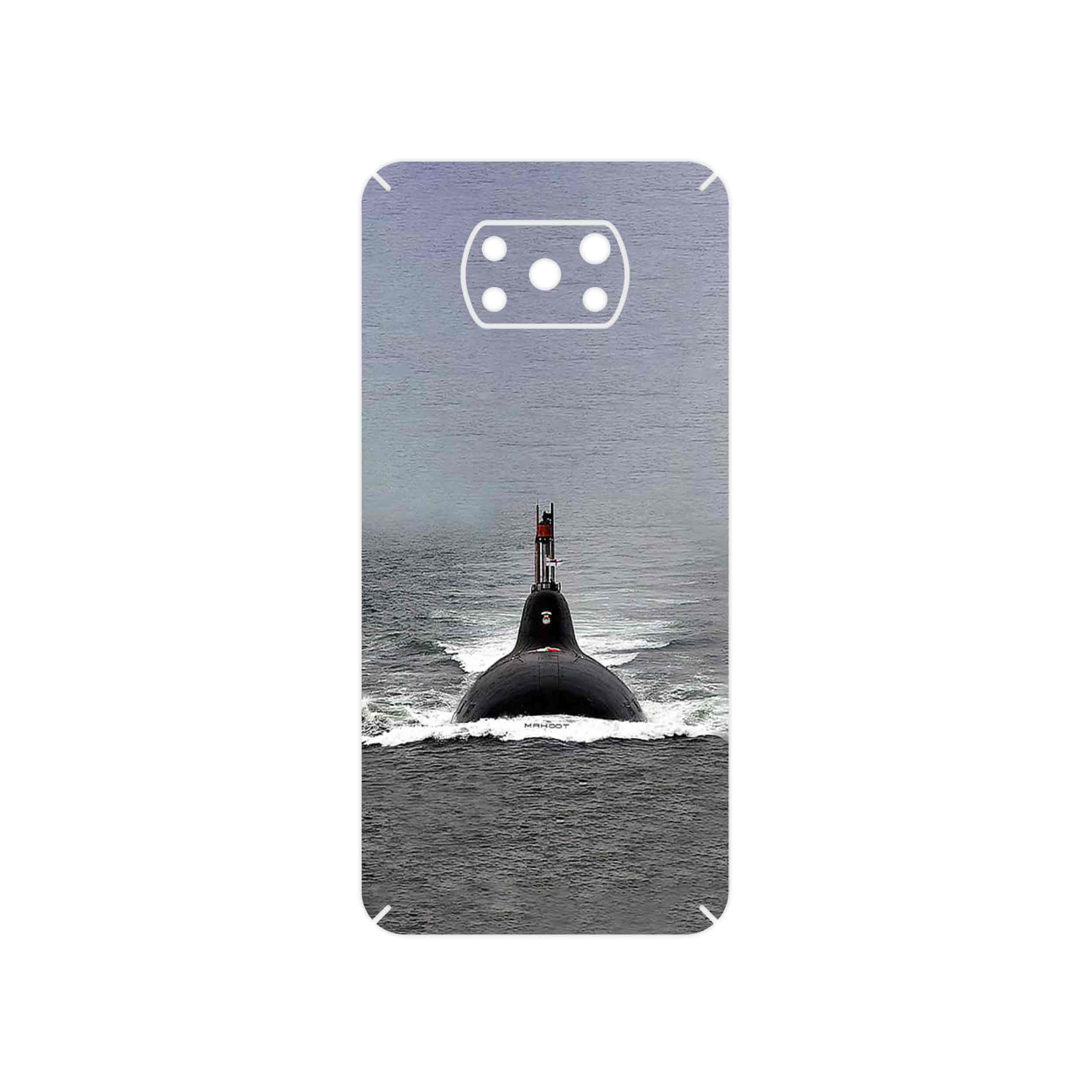 برچسب پوششی ماهوت مدل Submarine مناسب برای گوشی موبایل شیائومی Poco X3 Pro