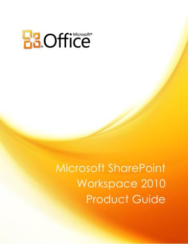خرید و دانلود نسخه کامل کتاب Microsoft Corp. Microsoft SharePoint Workspace 2010 Product Guide