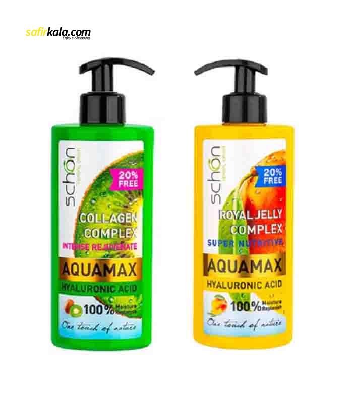 کرم آبرسان شون مدل COLLAGEN حجم 500 میلی لیتر به همراه کرم آبرسان شون مدل ROYAL JELLY حجم 500 میلی لیتر