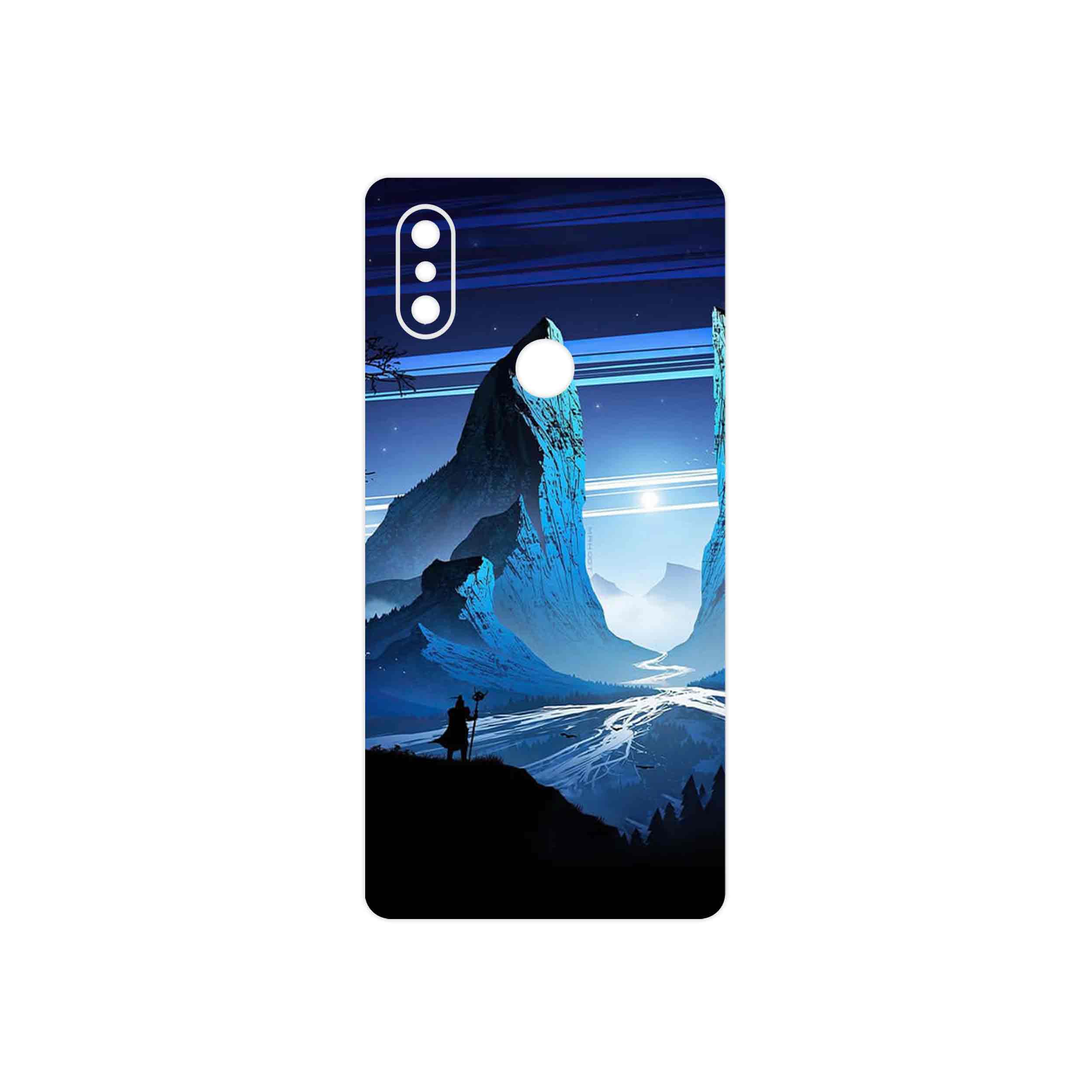 برچسب پوششی ماهوت مدل Blue Mountains Digital Art مناسب برای گوشی موبایل شیائومی Mi 8 SE