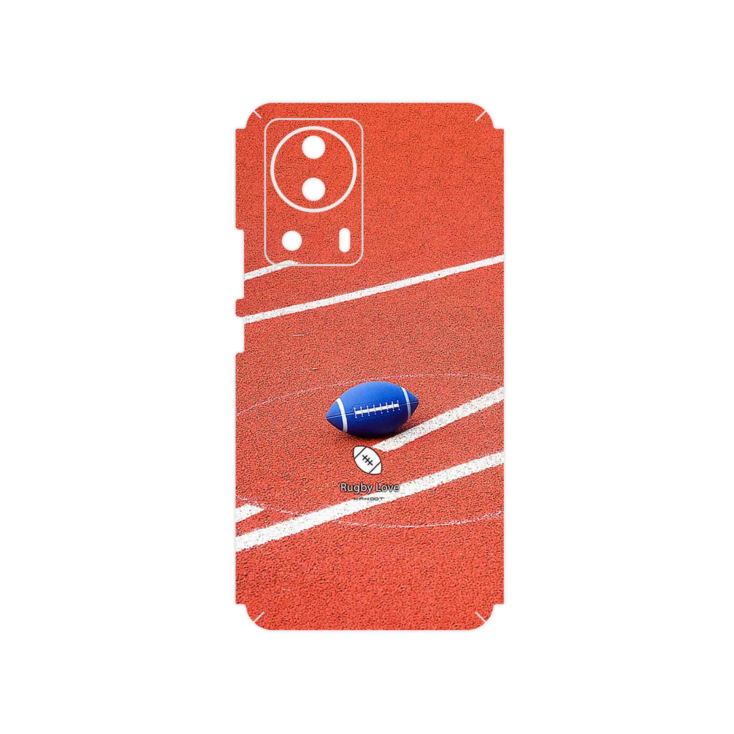 برچسب پوششی ماهوت مدل Rugby football مناسب برای گوشی موبایل شیائومی 13 Lite