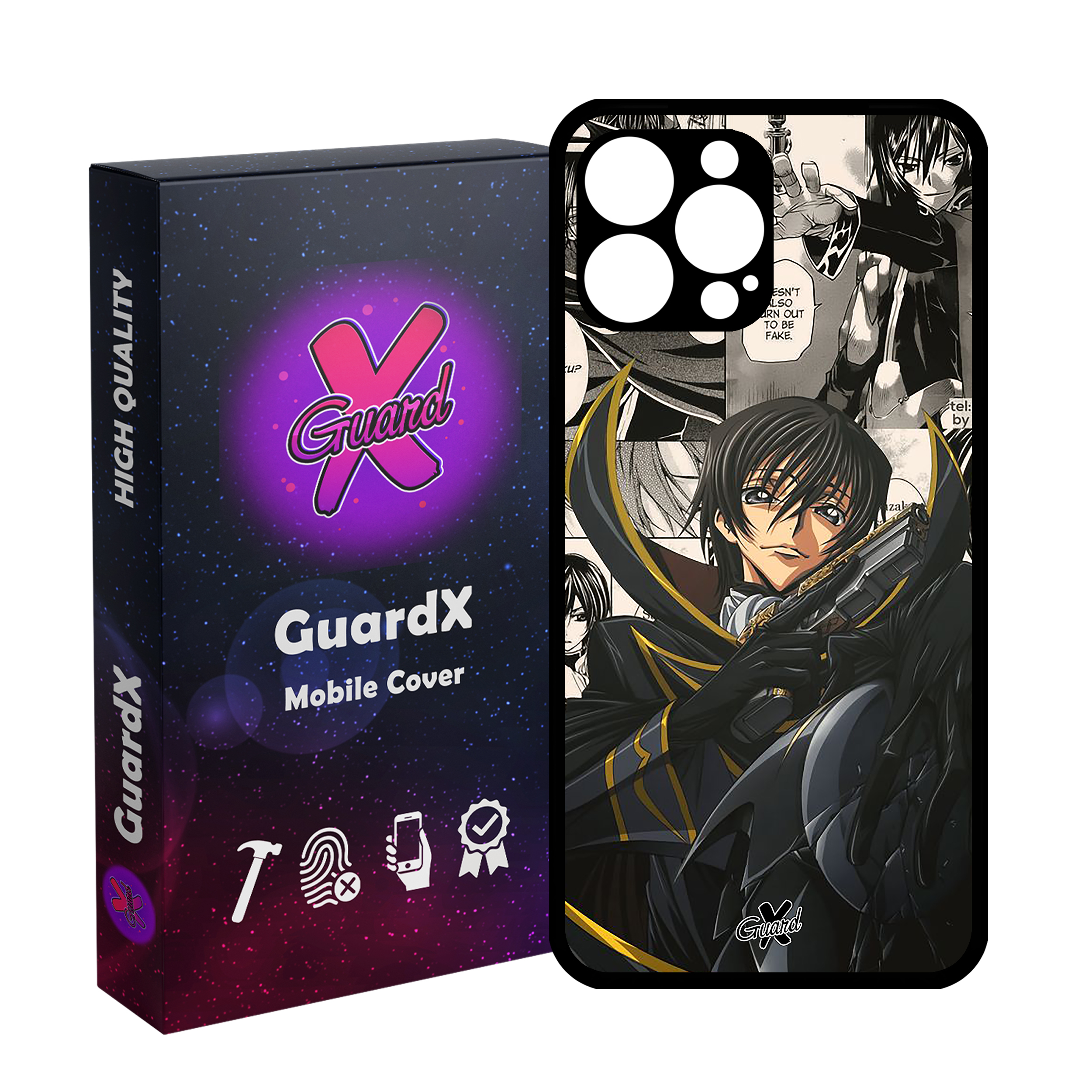 کاور گارد ایکس طرح لولوش انیمه مدل Glass10544 مناسب برای گوشی موبایل اپل iPhone 12 Pro Max