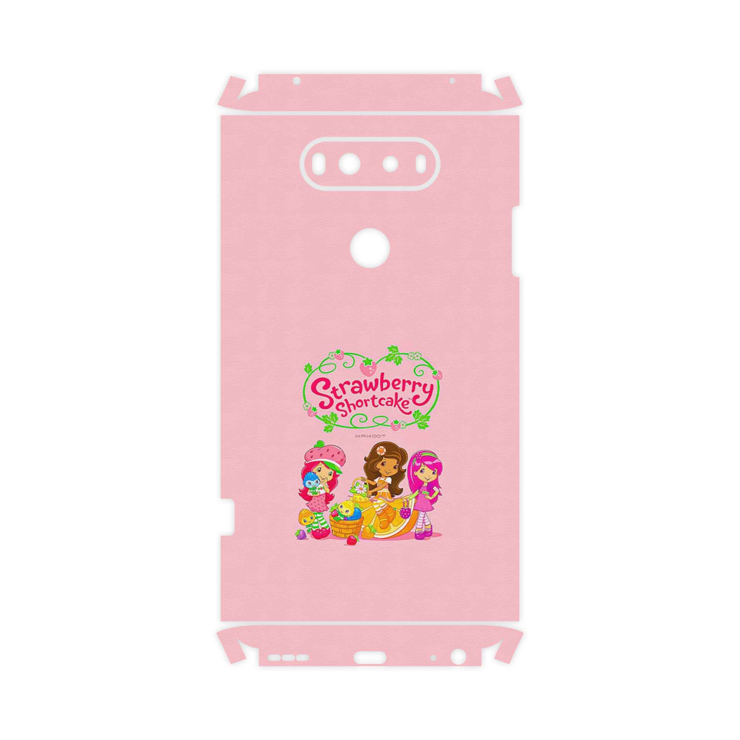 برچسب پوششی ماهوت مدل Strawberry Shortcake-FullSkin مناسب برای گوشی موبایل ال جی V20